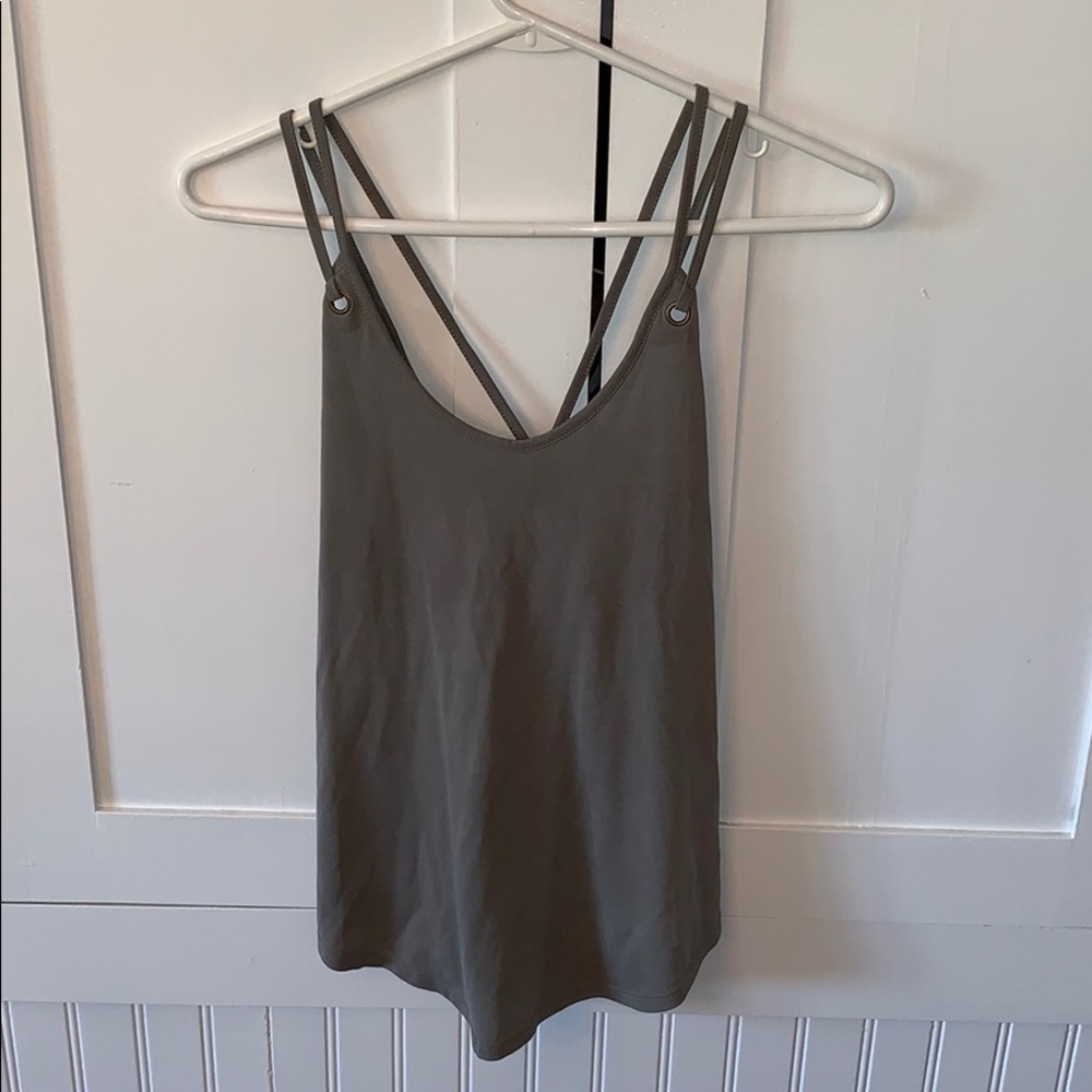 Cross-back Tank Top